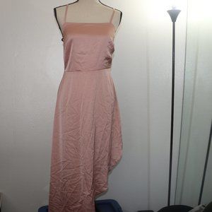 Material Girl Misty Rose Spaghetti Strap Dress